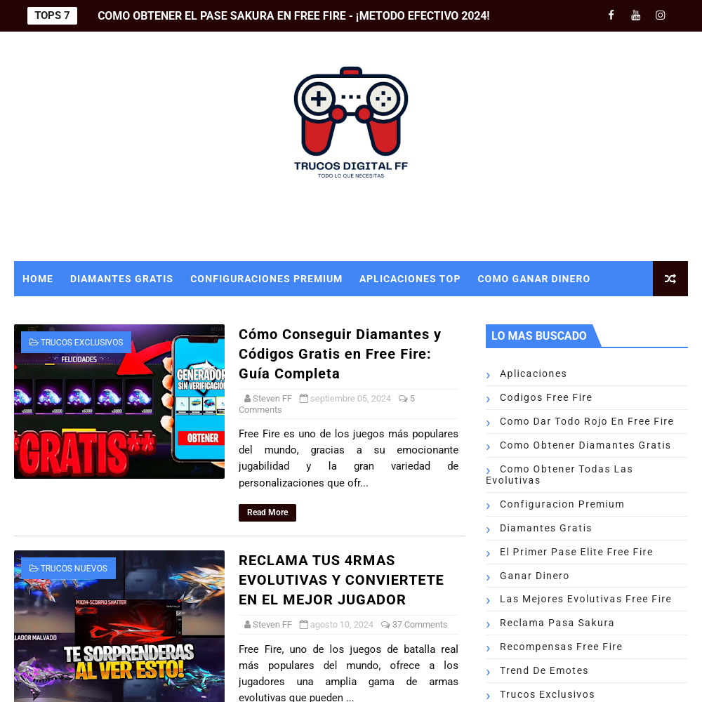 Www TrucosDigitalFF Com